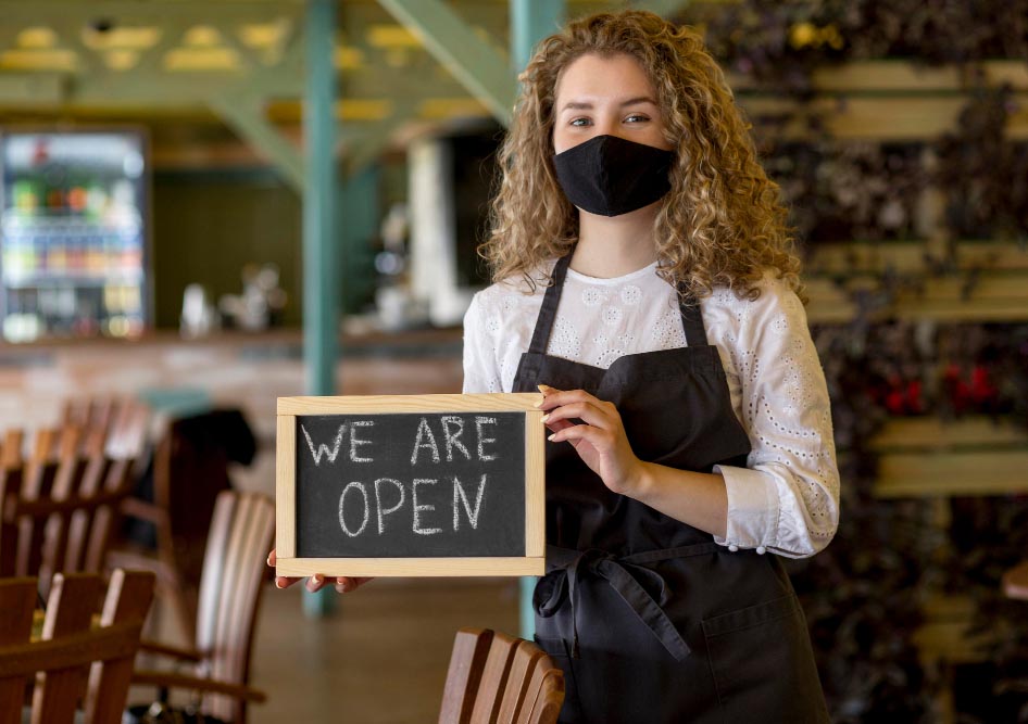 a newly open business