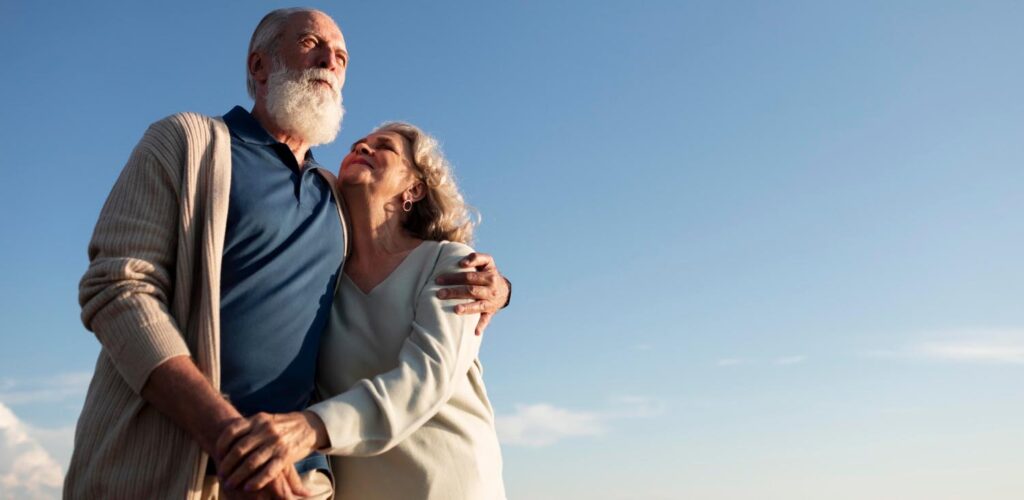 senior couple enjoying retirement